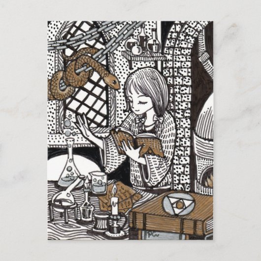 Carte Postale Petit alchimiste (Devant)