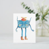 Carte Postale Petit Alien Pi (Debout devant)