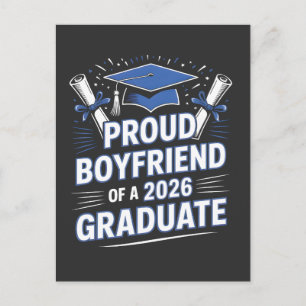 Carte Postale Petit ami fier d'un couple de promotion 2026