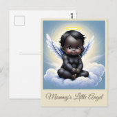 CARTE POSTALE " PETIT ANGE DU CIEL " (Devant / Derrière)