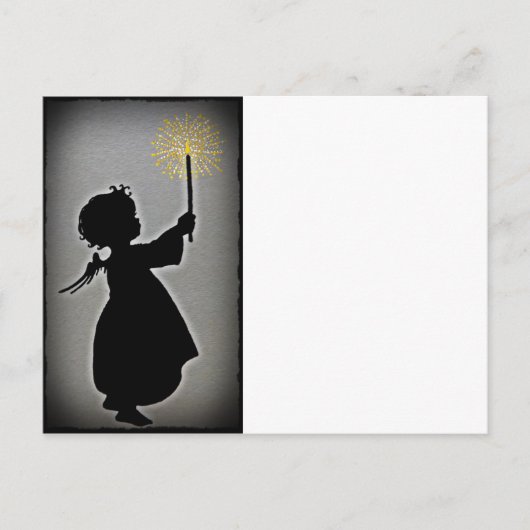Carte Postale Petit ange laisse briller sa lumière (Devant)