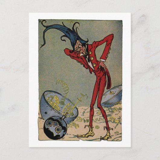 Carte Postale Petit Assistant vintage d'illustration Oz (Devant)