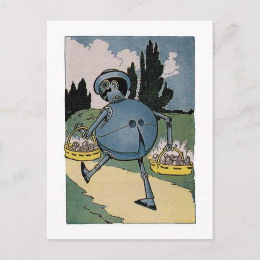 Carte Postale Petit Assistant vintage d'illustration Oz (Devant)