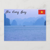 Carte Postale Petit bateau de pêche à Ha Long Bay - Vietnam, Asi (Devant)