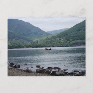 Carte Postale petit bateau sur Loch Lomond