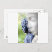 Carte Postale Petit Bouddha Bleu (Devant / Derrière)