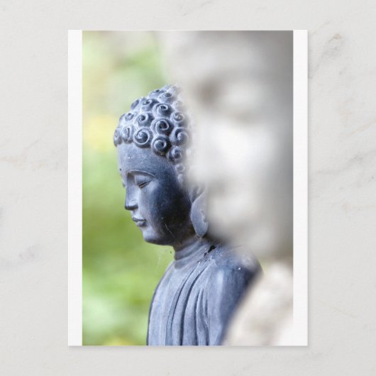 Carte Postale Petit Bouddha Bleu (Devant)