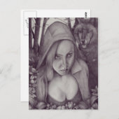 Carte Postale Petit Chaperon Rouge (Devant / Derrière)