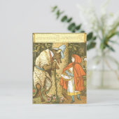 Carte Postale Petit Chaperon Rouge (Debout devant)