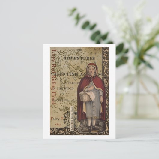 Carte Postale Petit Chaperon Rouge (Debout devant)