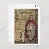 Carte Postale Petit Chaperon Rouge (Devant / Derrière)