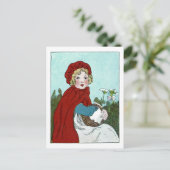 Carte Postale Petit Chaperon Rouge (Debout devant)