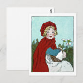 Carte Postale Petit Chaperon Rouge (Devant / Derrière)