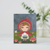 Carte Postale Petit Chaperon Rouge (Debout devant)