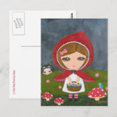 Carte Postale Petit Chaperon Rouge (Devant / Derrière)