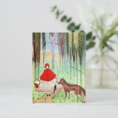 Carte Postale Petit Chaperon Rouge (Debout devant)