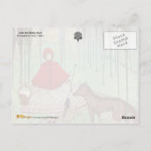 Carte Postale Petit Chaperon Rouge (Dos)