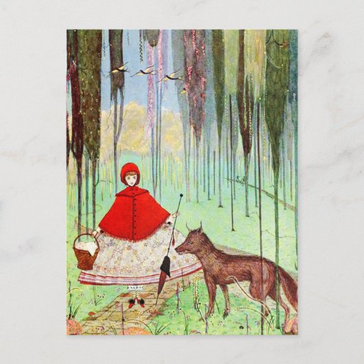 Carte Postale Petit Chaperon Rouge (Devant)