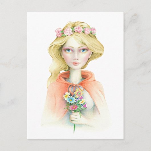 Carte Postale "Petit Chaperon Rouge" De Scot Howden (Devant)