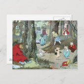 Carte Postale Petit chaperon rouge : Pages terminées (Devant / Derrière)