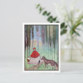 Carte Postale Petit chaperon rouge par Harry Clarke (Debout devant)