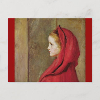 Carte Postale Petit chaperon rouge par John Everett Millais