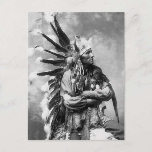 Carte Postale Petit Cheval, Sioux d'Oglala, années 1890 (Devant)