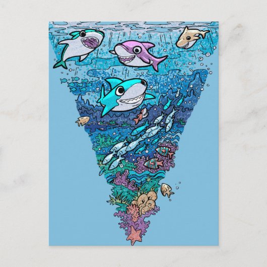 Carte Postale Petit chien de requin (Devant)