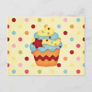 Carte Postale petit cupcake