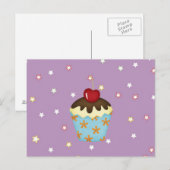 Carte Postale petit cupcake (Devant / Derrière)
