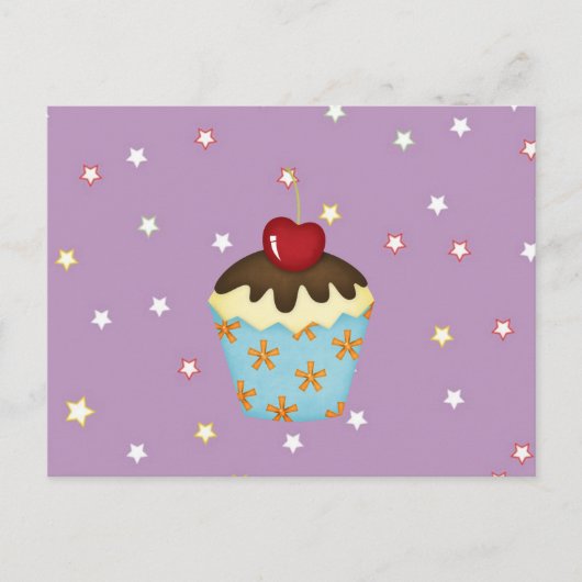 Carte Postale petit cupcake (Devant)