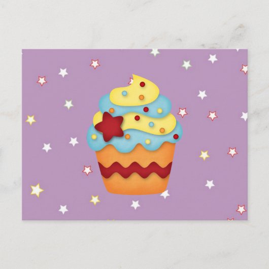 Carte Postale petit cupcake (Devant)