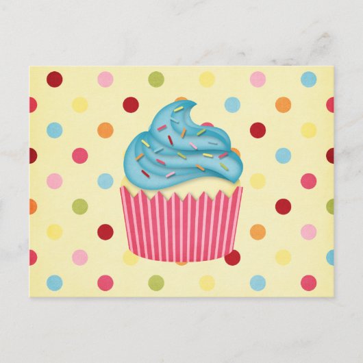 Carte Postale petit cupcake (Devant)