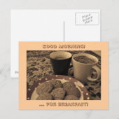 Carte Postale Petit déjeuner (Devant / Derrière)