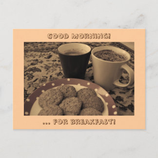 Carte Postale Petit déjeuner