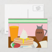 Carte Postale Petit déjeuner (Devant / Derrière)