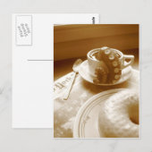 Carte Postale petit déjeuner (Devant / Derrière)