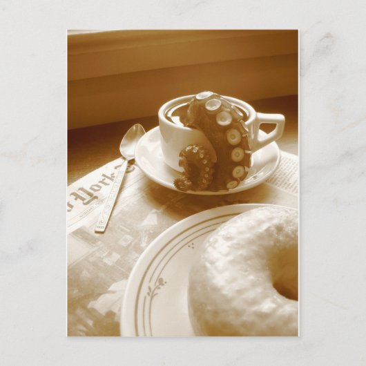 Carte Postale petit déjeuner (Devant)