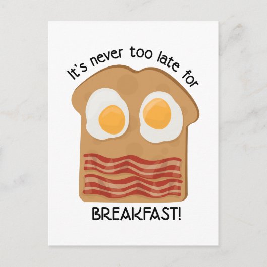 Carte Postale Petit-déjeuner ! (Devant)