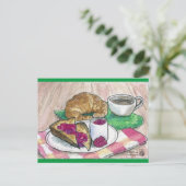 Carte Postale Petit déjeuner (Debout devant)