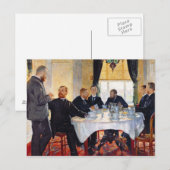 Carte Postale Petit déjeuner au Blankenberghe (Devant / Derrière)