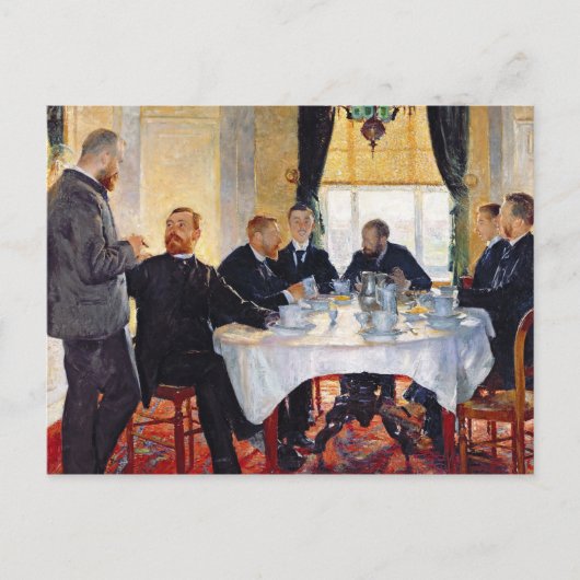 Carte Postale Petit déjeuner au Blankenberghe (Devant)