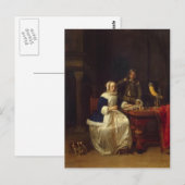 Carte Postale Petit-déjeuner de Gabriel Metsu (Devant / Derrière)