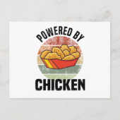 Carte Postale Petit-déjeuner de poulet Poulet Nuggets Ventilateu (Devant)