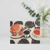 Carte Postale Petit déjeuner du matin (Debout devant)