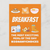 Carte Postale Petit déjeuner excitant (Devant)