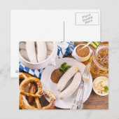 Carte Postale Petit-déjeuner Oktoberfest (Devant / Derrière)