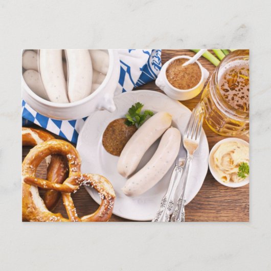 Carte Postale Petit-déjeuner Oktoberfest (Devant)
