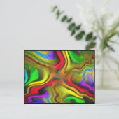 Carte Postale Petit-déjeuner psychédélique (Debout devant)