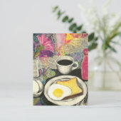Carte Postale Petit déjeuner Still Life Collage (Debout devant)